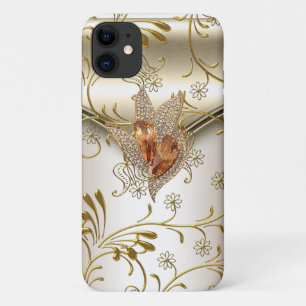 Coque Case-Mate Pour iPhone iPhone 5 Damask Caramel Crème Beige Or Ambre
