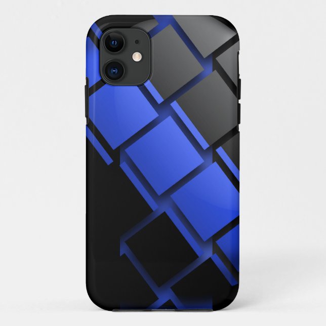 Coques Case-Mate iPhone iPhone 5 Police Mince Ligne bleue (Dos)