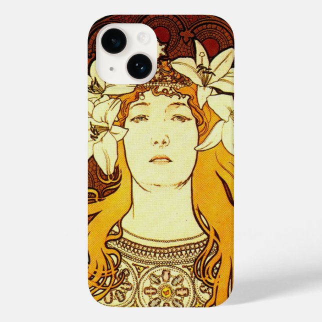 Coques Case-Mate iPhone iPhone - Art Nouveau 'Sarah Bernardt' (Verso)