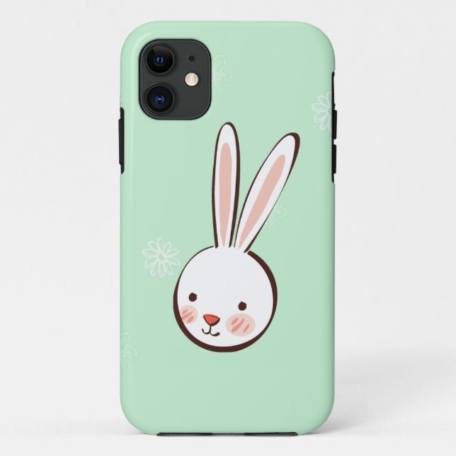 Coques Case-Mate iPhone Iphone Bunny de Pâques 5 Coques (Dos)