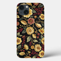 iPhone case flowers pattern
