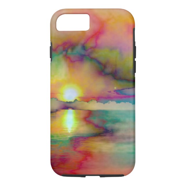 Coques Case-Mate iPhone iPhone/coque ipad/Aquarelle-Coucher du soleil (Dos)