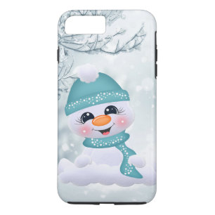 Coques Pour iPhone iPhone de fête de vacances de bonhomme de neige d
