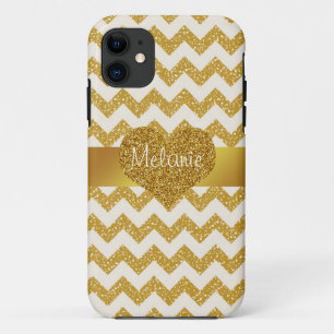 Case-Mate iPhone Case iPhone de monogramme de Chevron de parties