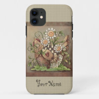 iPhone doux 5/5S de poule de marguerite