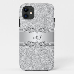 Coque Case-Mate Pour iPhone iPhone Élégant Classe Argent Blanc