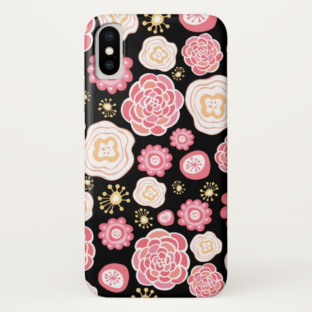 Coques Case-Mate iPhone Iphone Fille Pink Honeysucké Motif Floral (Dos)