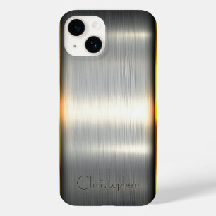 Coque Pour iPhone 14 Iphone métallique métallique métallique brillant e