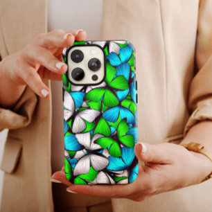 Case-Mate iPhone Case iPhone Papillon bleu-vert Papillon iPhone 13