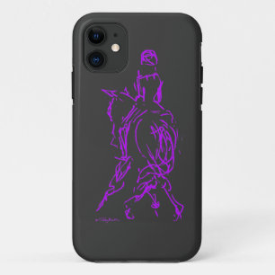 Coque iPhone 11 iPhone pourpre 5 de demi de passage