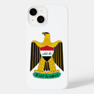 Coque Pour iPhone 14 Irak pays blason armoiries symbole emblème drapeau