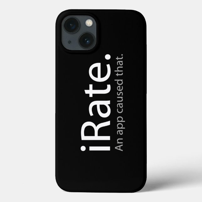 Coques Case-Mate iPhone iRate - Une Application Causée Que! ! ! (Verso)