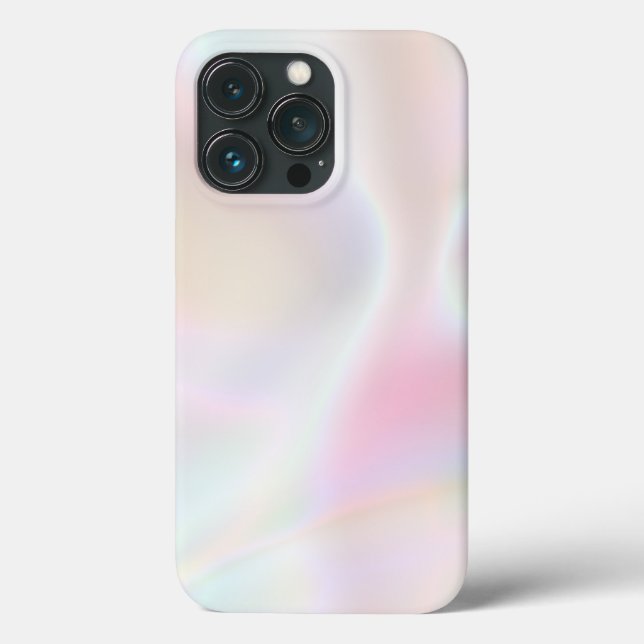 Coques Case-Mate iPhone Iridescente Holographique Pearl Opal arc-en-ciel (Verso)