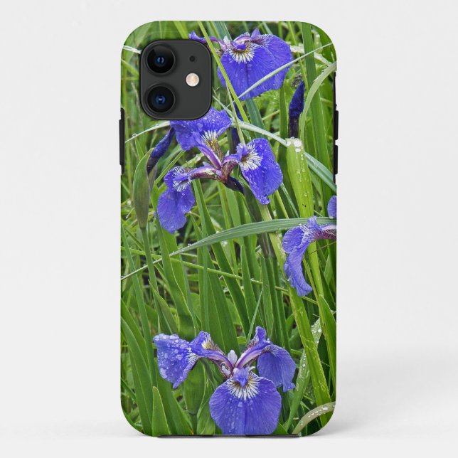 Coques Case-Mate iPhone Iris pourpre sauvage (Dos)