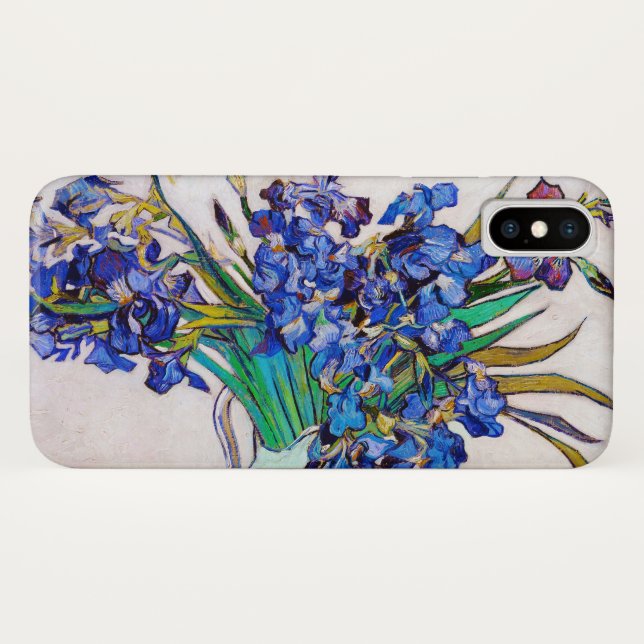 Coques Case-Mate iPhone Irises de Vincent Van Gogh (Dos (Horizontal))