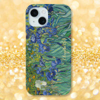 Irises Fleurs Van Gogh Floral Art Monogrammé