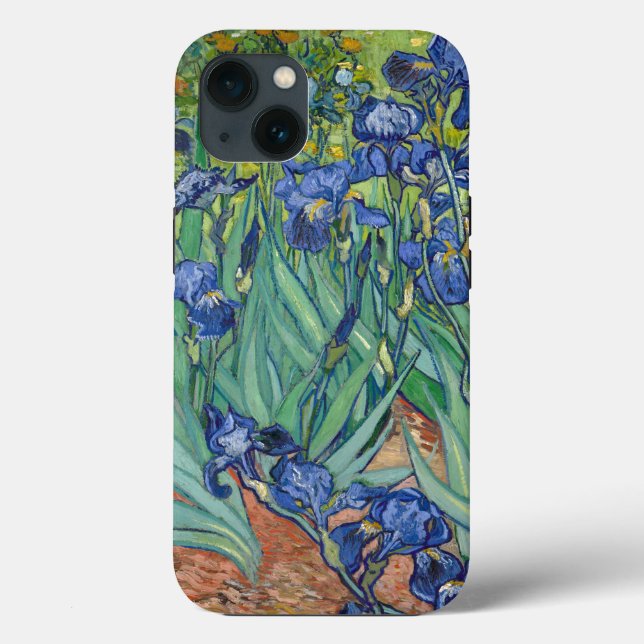 Coques Case-Mate iPhone Irises par Van Gogh Art Peinture (Verso)