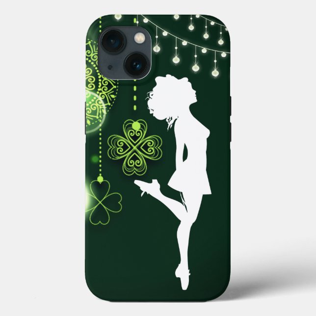 Coques Case-Mate iPhone Irish Dance Celtic Clochers and Lights (Verso)
