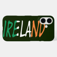 Irlande superposée sur l'élément drapeau irlandais