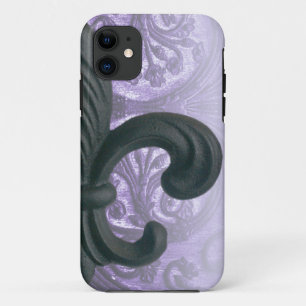 Coques Pour iPhone iron fleur de lis "lilas"