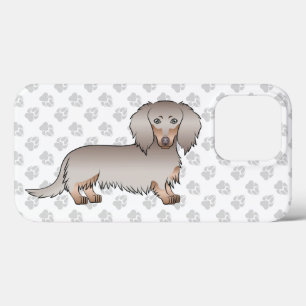 Case-Mate iPhone Case Isabella Et Tan Long Cheveux Chien Dachshund & Pat