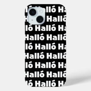 Coque Pour iPhone 15 Islandais Halló { Hello ) Íslenska