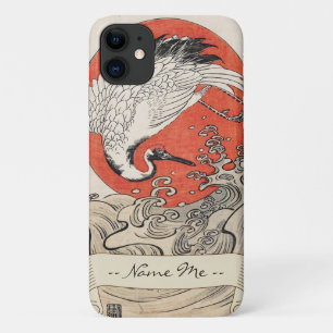 Case-Mate iPhone Case Isoda Koryusai Grue Vagues et soleil levant