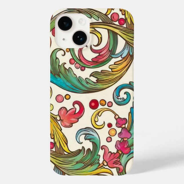 Coques Case-Mate iPhone Italien Florentine Plats Motif (Verso)