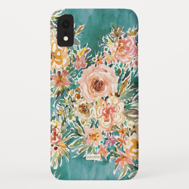 Coques Case-Mate iPhone Ivrogne d'EXUBÉRANCE floral (Dos)
