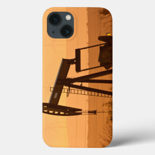 iPhone 13 Case Jack de pompage pompant du pétrole dans l'ouest du