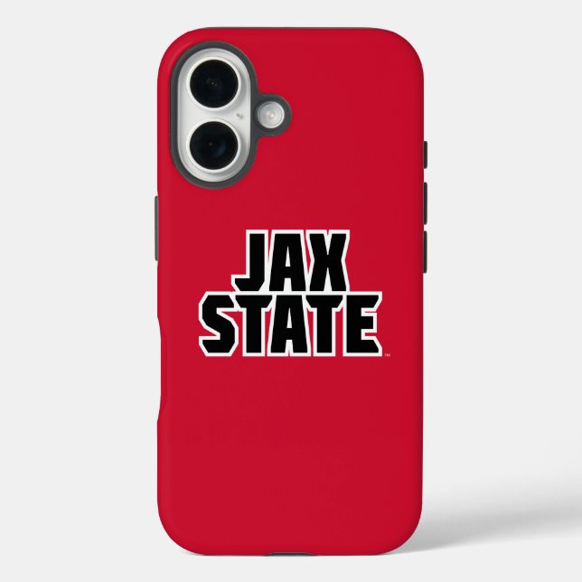 Coques Case-Mate iPhone Jacksonville State University JAX STATE Bold Text (Verso)