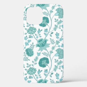 Case-Mate iPhone Case Jacobean Floral Big Motif Tee sur blanc