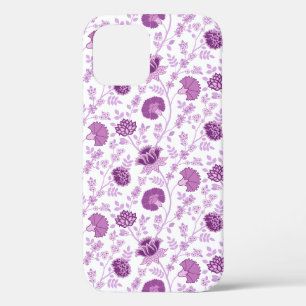 Case-Mate iPhone Case Jacobean Floral Répétition Motif Pinks sur Blanc