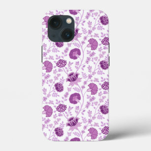 Case-Mate iPhone Case Jacobean Floral Répétition Motif Pinks sur Blanc
