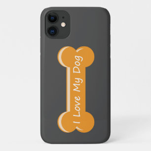 Case-Mate iPhone Case J'adore mon chien Os de chien