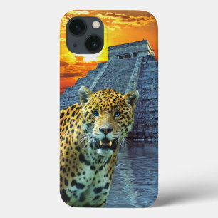 iPhone 13 Case Jaguar sud-américain à Chichen Itza