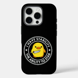 Coques iPhone 16 Pro J'Ai La Stabilité De Stab Funny