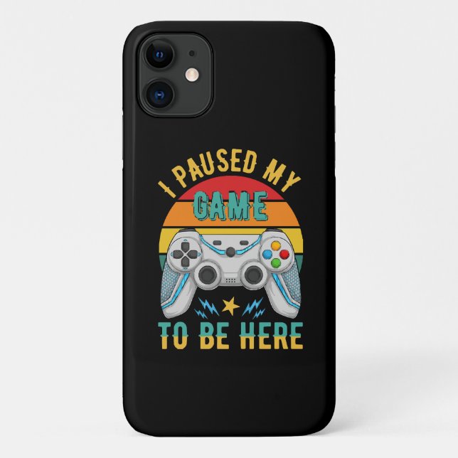 Coques Case-Mate iPhone j'ai mis mon jeu en pause (Dos)