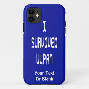 Coque iPhone 11 J'ai survécu à Ulpan