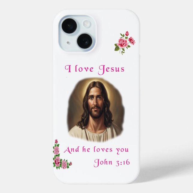 Coques Case-Mate iPhone J'aime Jésus (Verso)