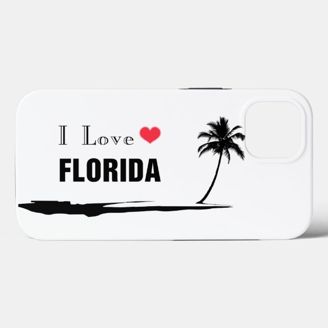 Coques Case-Mate iPhone J'aime la Floride (Verso (horizontal))