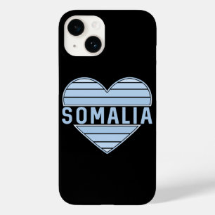 Coque Pour iPhone 14 J'aime la Somalie, le coeur somalien