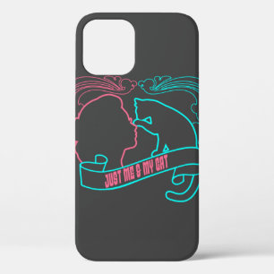 Case-Mate iPhone Case j'aime le chat, juste moi et mon chat