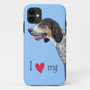Case-Mate iPhone Case J'aime mon bluetick Coonhound