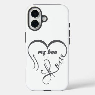 Coques iPhone 16 J'aime mon Boo • Pour toujours et à jamais ^_^