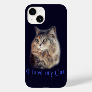 Coque Pour iPhone 14 J'aime mon chat