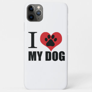 Case-Mate iPhone Case J'aime mon chien jeter l'oreiller