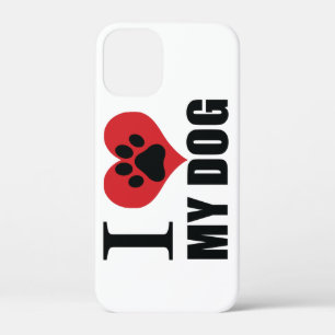 Case-Mate iPhone Case J'aime mon chien jeter l'oreiller