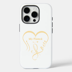 Coques iPhone 16 Pro J'aime mon fiancé • Vous = ♥ 🫳🏻💍