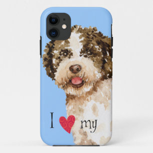 Etui iPhone Case-Mate J'aime mon Lagotto